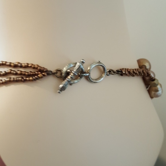 Copper colored necklace - Picture 2 of 3